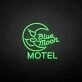 Customize Blue moon motel' neon sign