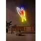 Surfer Girl Neon Wave for Beach Enthusiasts From 30inch