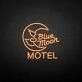 Customize Blue moon motel' neon sign