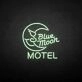 Customize Blue moon motel' neon sign
