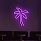 Palm Neon Oasis of Tropical Dreams