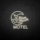 Customize Blue moon motel' neon sign
