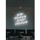 Stop thinking start drinking Neon Nudge for Fun Times