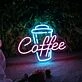 Customize Coffee Fuel Your Day with Invigorating Neon Sign