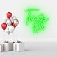Twenty One Celebrating Legal Age with Neon Flair