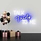 Talk Thirty to me Flirty Thirty Neon Celebration