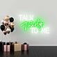 Talk Thirty to me Flirty Thirty Neon Celebration