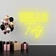 Hello Forty Welcoming a New Era in Neon Style