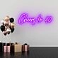 Cheers to 40 Neon Sign Toasting to Four Fabulous Decades