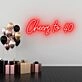 Cheers to 40 Neon Sign Toasting to Four Fabulous Decades