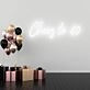 Cheers to 40 Neon Sign Toasting to Four Fabulous Decades