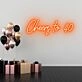 Cheers to 40 Neon Sign Toasting to Four Fabulous Decades
