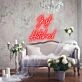 Just Hitched Joyous Neon Celebration for Newlyweds