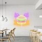 Burger Fries & Shakes Classic Neon for American Diners