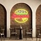 Customize Burgers Irresistible Neon for Fast Food Outlets