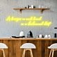 Burger Balanced Diet Whimsical Neon for Casual Eateries