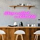 Burger Balanced Diet Whimsical Neon for Casual Eateries