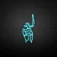 'Cigarrate in hand' neon sign