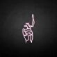'Cigarrate in hand' neon sign