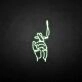 'Cigarrate in hand' neon sign