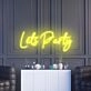 Lets Party Lively Neon for Event Spaces