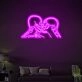 Embrace Each Other Warm Neon for Romantic Settings