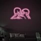 Embrace Each Other Warm Neon for Romantic Settings