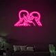 Embrace Each Other Warm Neon for Romantic Settings