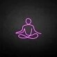 'Sit my meditation' neon sign