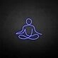 'Sit my meditation' neon sign