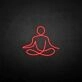 'Sit my meditation' neon sign