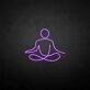 'Sit my meditation' neon sign