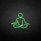 'Sit my meditation' neon sign