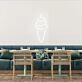 Ice Cream Swirl Whimsical Neon for Dessert Stations