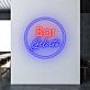 Customize Gelato Bar Creamy Neon Glow for Gelato Shops