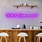 Taste It Experience Neon Sparking Culinary Curiosity