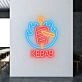 Customize Fiery Kebab Light Up Your Grill Passion with Neon