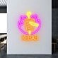 Customize Fiery Kebab Light Up Your Grill Passion with Neon