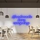 Hand Made Here Every Day Highlight Craftsmanship with Neon Art