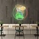Customize Pizza & Chef Celebrate Culinary Art with Neon Display