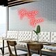 Pizza Open Welcome Pizza Lovers with Bright Neon