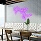 Pizza Open Welcome Pizza Lovers with Bright Neon
