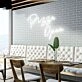 Pizza Open Welcome Pizza Lovers with Bright Neon