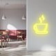 Coffee Cup Brighten Up Your Coffee Time with Neon