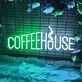 Coffee House Illuminate Your Coffee Spot with Inviting Neon