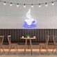 Coffee Cup Heart Warm Hearts with Charming Neon