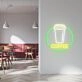 Customize Take Away Coffee Add a Burst of Energy with Neon Art