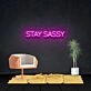 Stay sassy Showcase Your Wit with Bold Neon