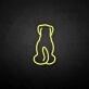 'The dog back' neon sign