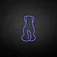 'The dog back' neon sign